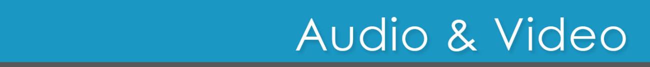 In-Shower Audio and Video