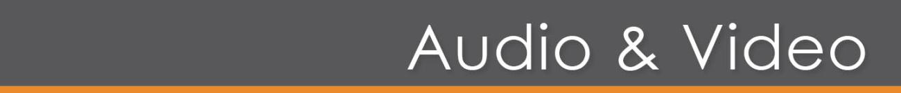 Audio & Video